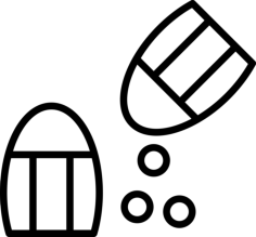 Pen Tips With Dots Editable Svg Line Art, Free Vectors File